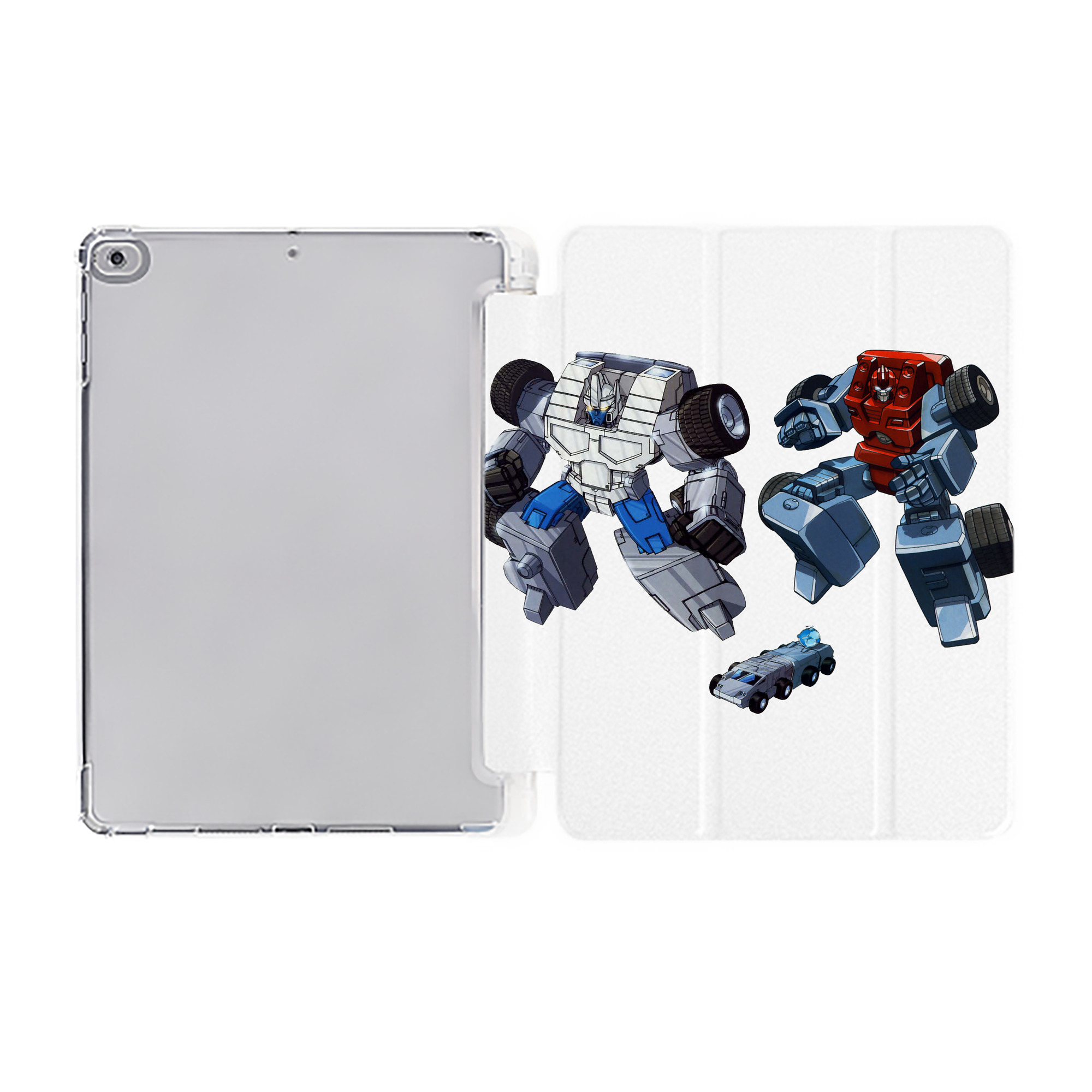 （画像用）  IPad ケース ペン収納付き 三つ折りスタンド PUレザー×シリコン 対応機種9.5/10.5/10.9インチ